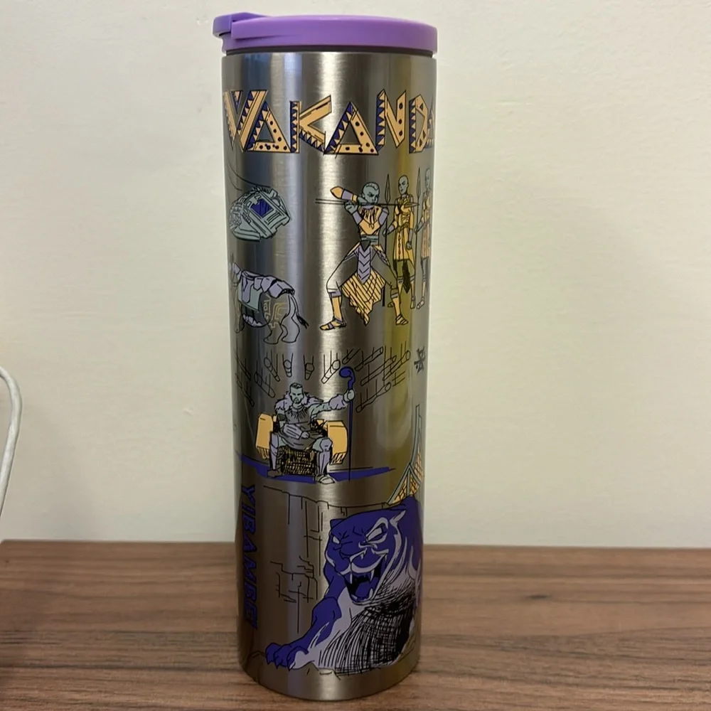 Disney Parks Starbucks Wakanda stainless tumbler